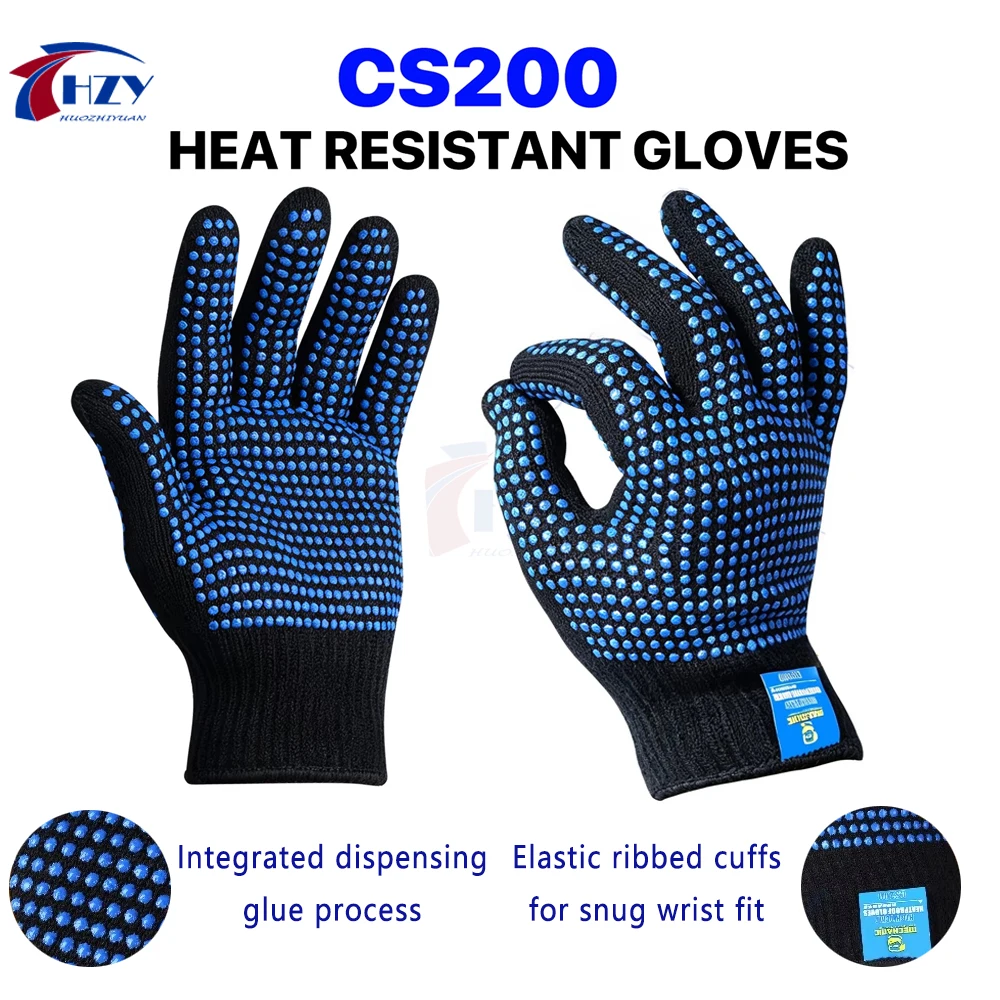 MECHANIC CS200 Heat Resistant Gloves Anti-Scald Non-Slip Breathable for Phone MB IC Soldering High Temperature Work Safety Tools