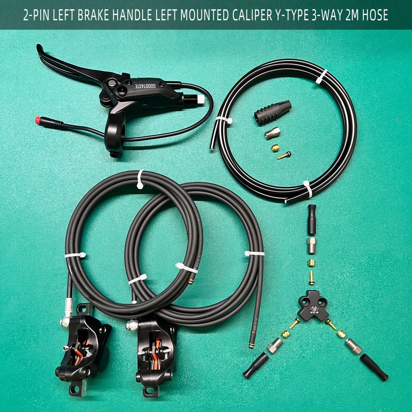 NFOX GT03 tricycle électrique double frein hydraulique accessoires d'équitation GT07N poignée de frein étrier dispositif de fixation accessoires de système