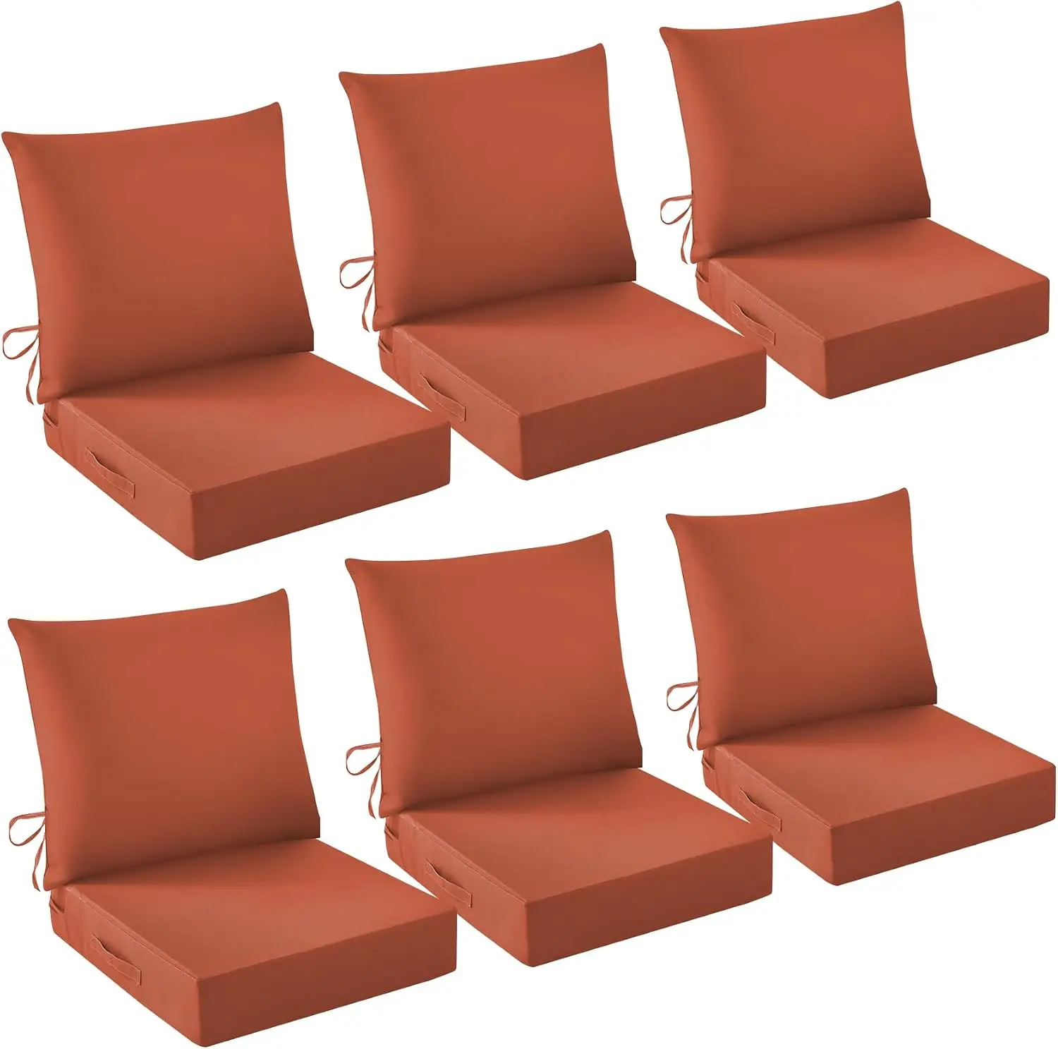 Outdoor Chair Cushions, 24 x 24 Inch Outdoor Cushion for Patio Furniture, Patio Chair Cushion, Waterproof & Fade Resistant Deep