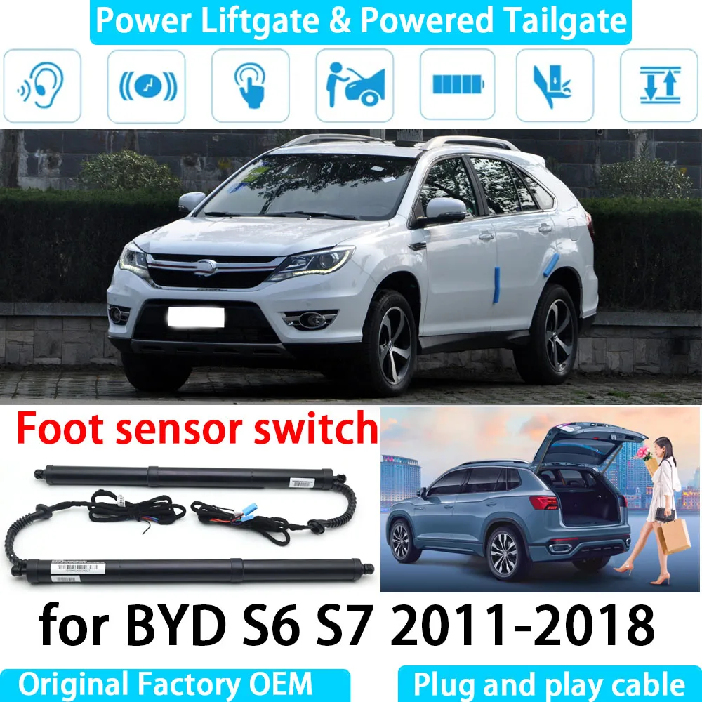 

for BYD S6 S7 2011-2018 Automatic Electric Power Liftgate Powered Tailgate Strut Tail Gate Lift System