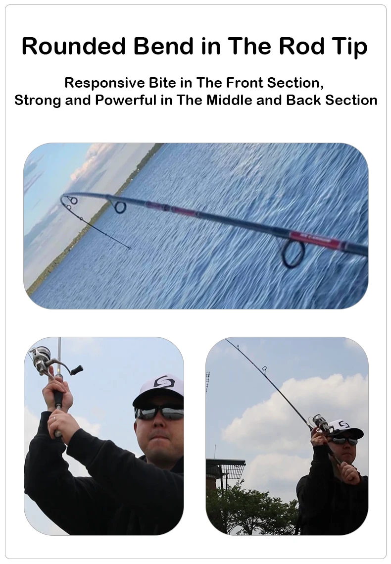 PURELURE GRUPLA Spinning Casting Rod High Carbon Universal Long Throwing Fishing Rod in FUJI Accessories Fast