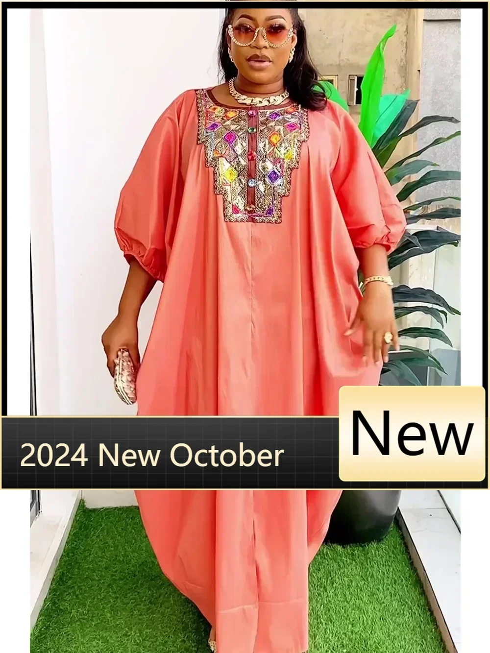 

African Dresses for Women Traditional Africa Clothing Dashiki Ankara Outfits Gown Abayas Robe Muslim Kaftan Maxi Long Dress 2024