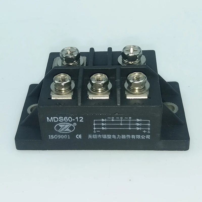 MDS60-12 generator rectifier bridge resistor three-phase rectifier bridge module