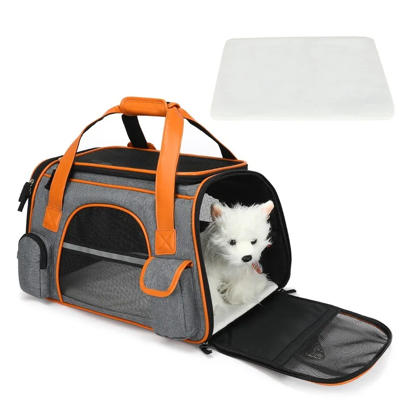 Pet cage backpack safety aviation bag large space breathable light fashion classic