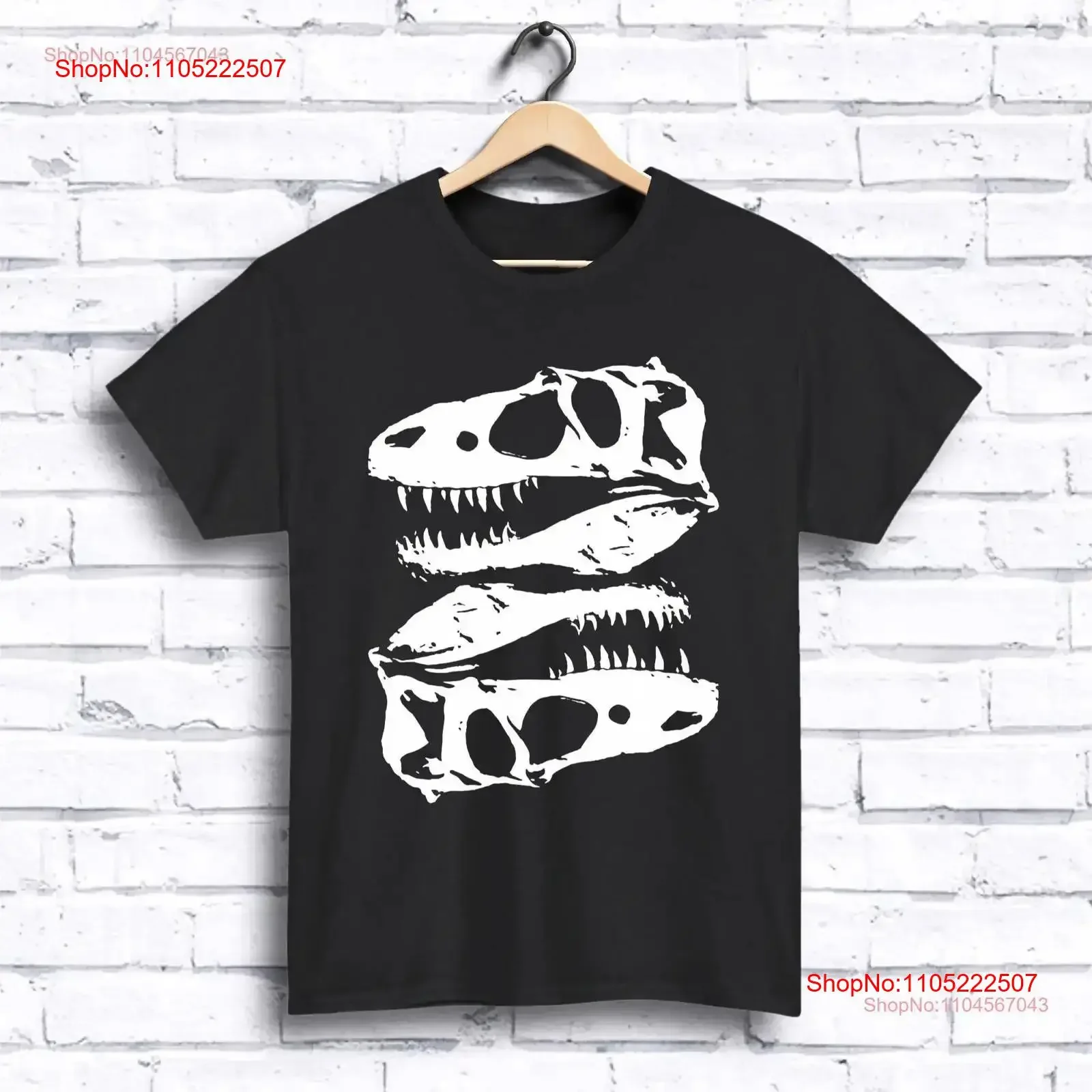 

Paleontology Skull T Shirt Gothic s Alternative Grunge Clothing vintage Washed Comfortable homme Breathable Slightly