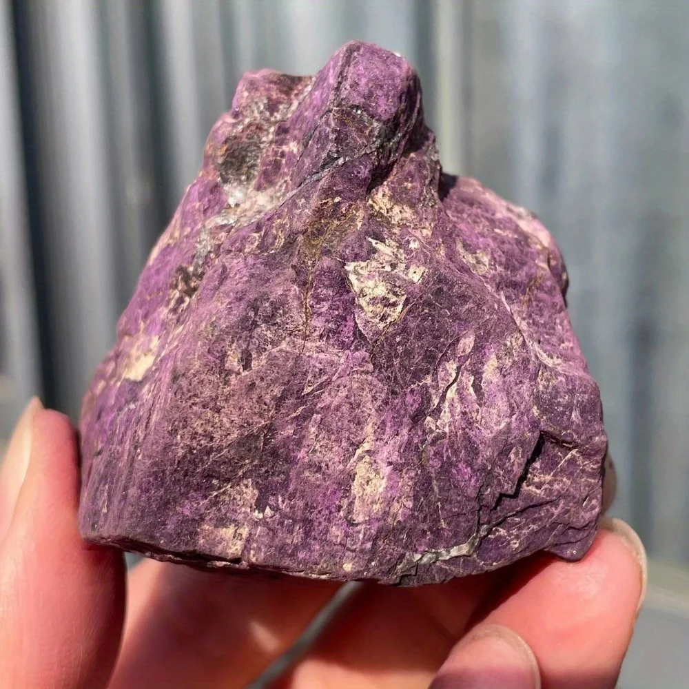 

1pc Boho Style 10-200g Namibia Rare Natural Metallic Purple Purpurite Rough Specimen - Crystal, CRYSTALHOLA