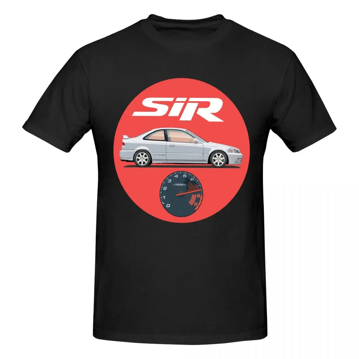 Civicing SiRS Silver Classic Shirt Men's Pure Cotton Novelty T-shirt