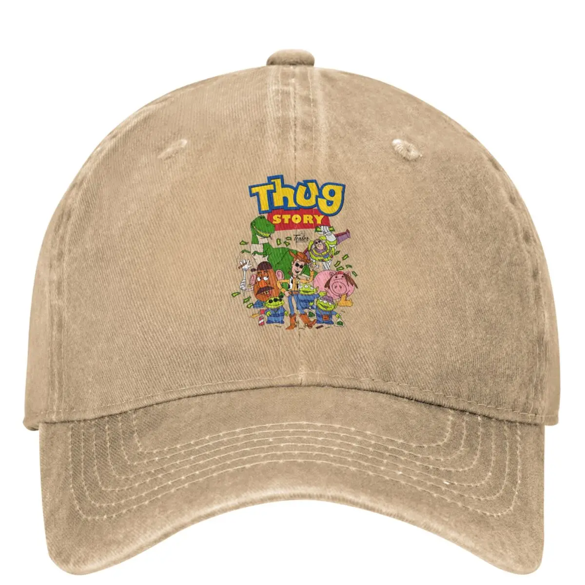 Pixar Panels Toy Story Washed Baseball Cap Buzz Lightyear Street Style Hip Hop Dad Hats Unisex Teens Sun Sunscreen Snapback Cap