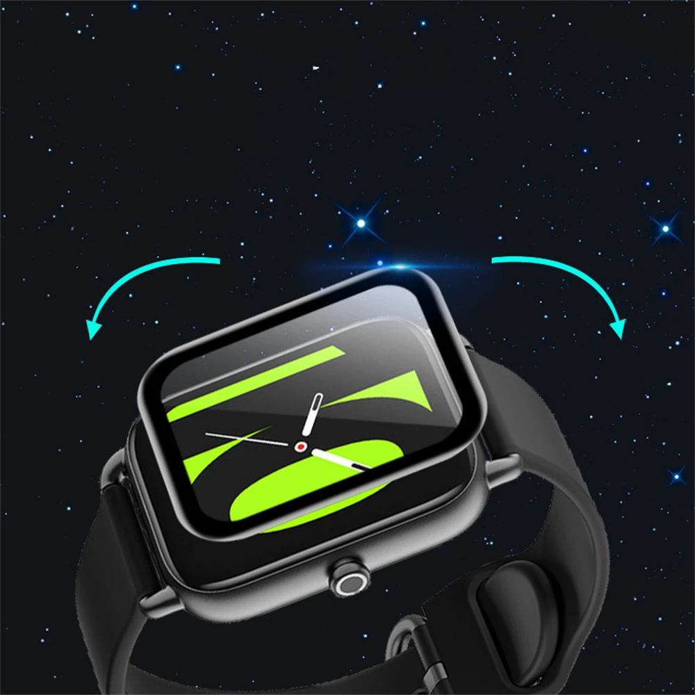 สําหรับ Xiaomi Haylou RS4 RS5 นาฬิกาโค้ง 3D วัสดุคอมโพสิตฟิล์มสําหรับ Haylou RS4 plus/RS4 Max นาฬิกาหน้าจอป้องกันฟิล์ม