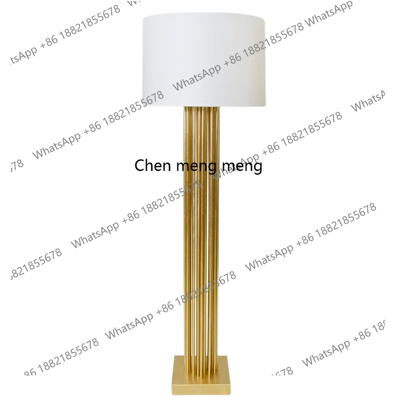 American new soft furnished study vertical retro hardware iron pipe art landing