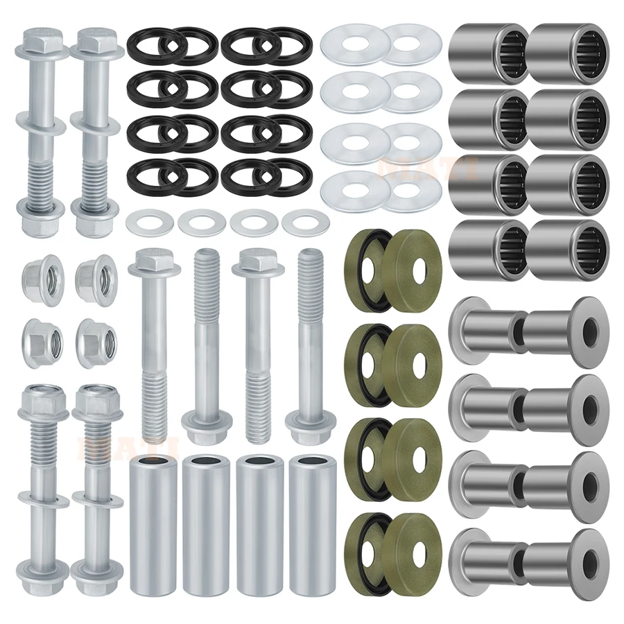 Kits e parafusos de vedação da bucha do braço dianteiro inferior para suzuki quadsport z 400 LT-Z400 2003-2014 para ártico cat 400 dvx 2004-2008