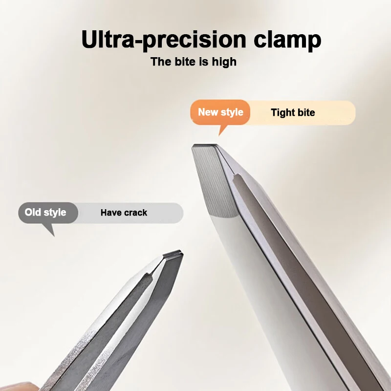 4pcs High Precision Eyebrow Clip Universal Artefact Pedicure Hair-plucking Diagonal Eyebrow Pliers Eyebrow Clip Pointed Female E