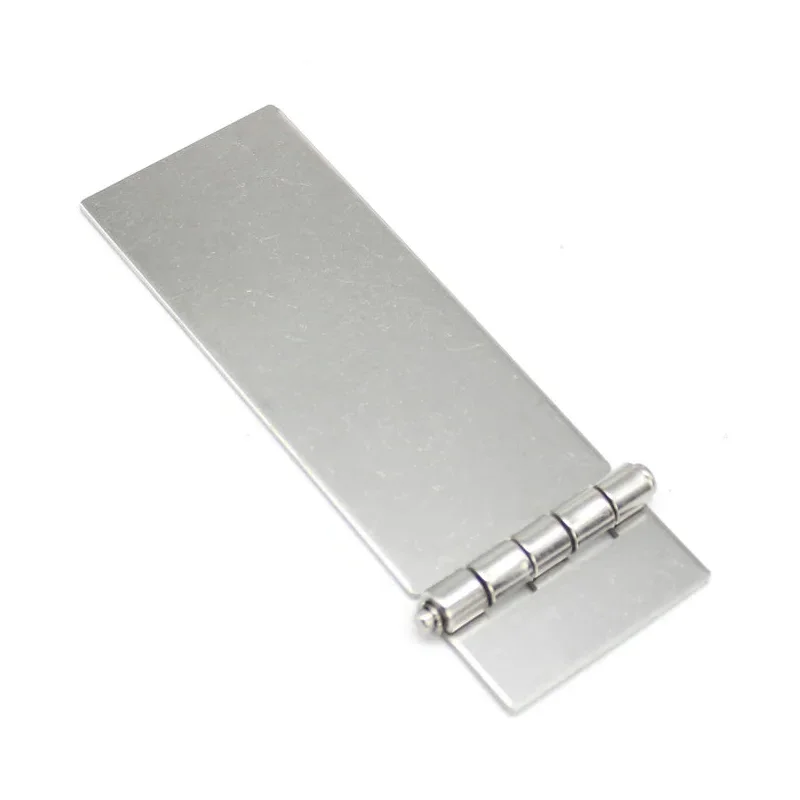 304 Stainless Steel Asymmetric Non Porous Welded Large Extended Hinge Industrial Machinery Equipment Door Hinge