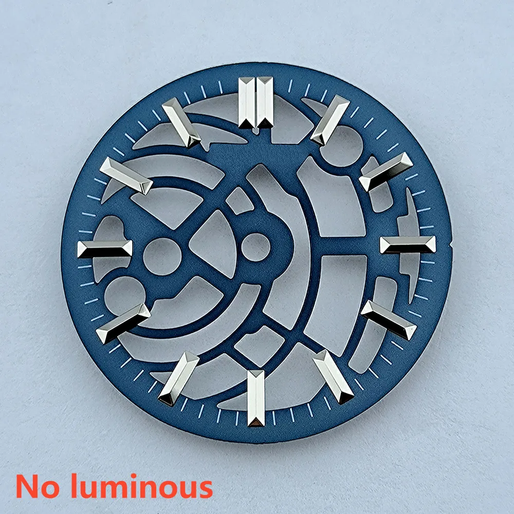 NH70 dial 28.5mm S dial Custom logo watch dial luminous suitable for NH70 movement watch accessories repair tools