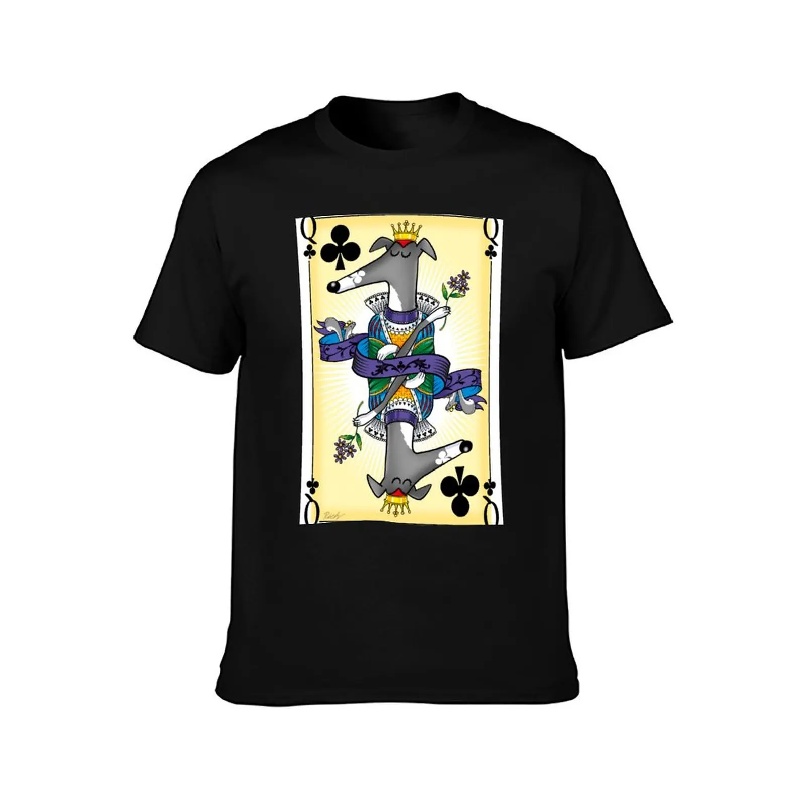 Pack of Hounds: Queen of Clubs T-Shirt Breathable Travel T-Shirt