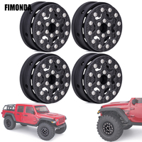 1.9 Inch Carbon Fiber Beadlock Wheels for 1/10 RC Crawler Axial SCX10 D90 TRX4 TRX6 Gen8 DIY – Durable Off-RC Car Upgrade