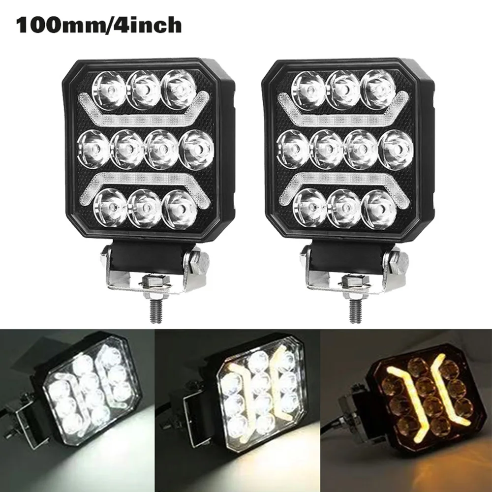 

Светодиодная рабочая фара 24В для автомобиля, внедорожный прожектор 12В, противотуманная фара для авто, внедорожный прожектор 4x4 для трактора, грузовика, квадроцикла