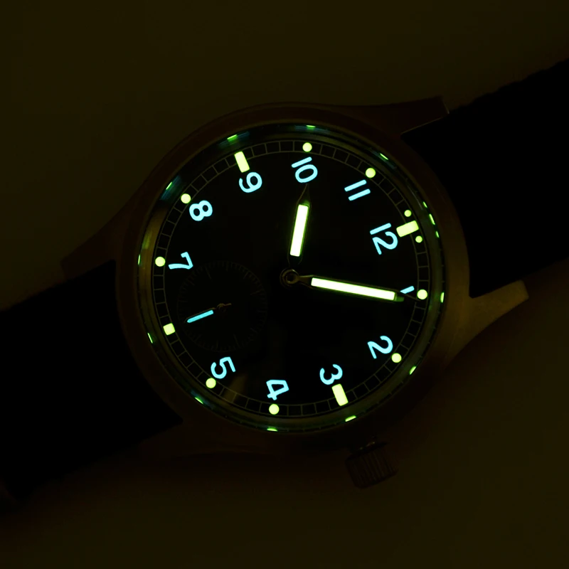 Baltany S2019 Quartz Watches D12 WWII Military Field 36mm Men Watch Luminous 100M Waterproof VD78 Movement Stainless Steel Case