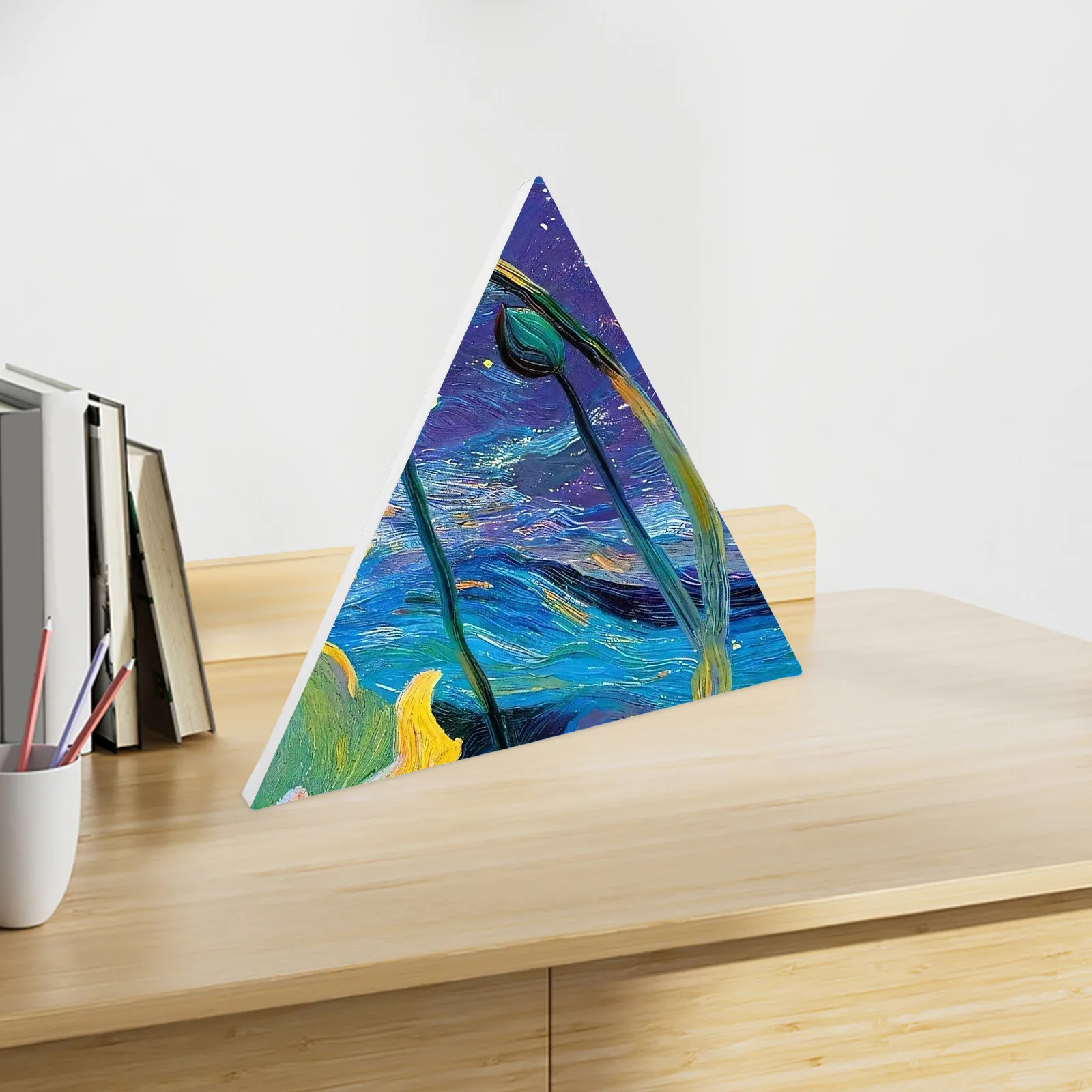 2枚セット、学生用、絵画ボード、綿生地、油絵用フレーム、アクリル絵の具用、diyアートクラフト用品、不規則な形状、30cm。