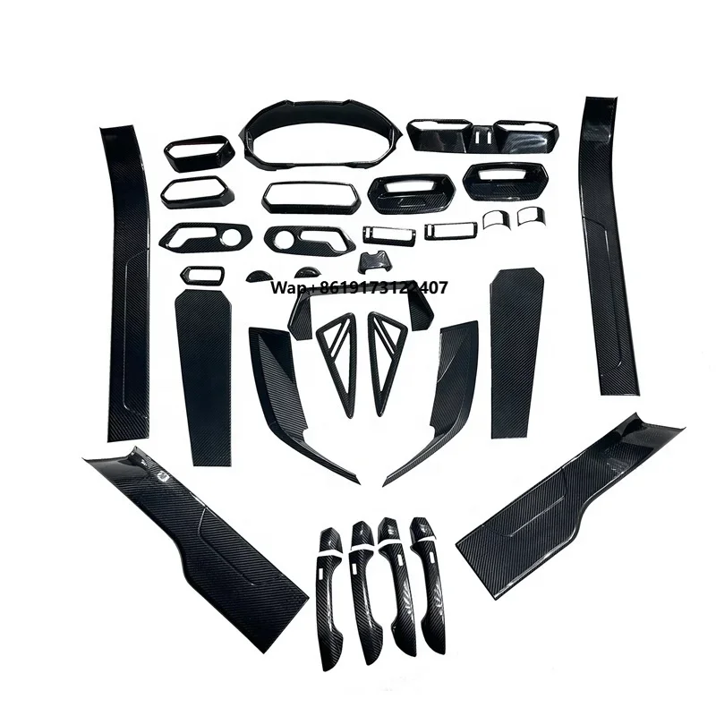 SPC URUS Dry Carbon Fiber Interior Kit for URUS Dry Carbon Fiber Interior Trim Kit for URUS 2018+ Add on 36 PCS