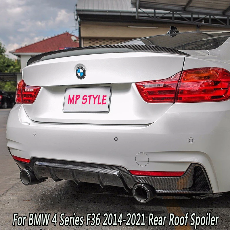 

For Bmw F36 4 Door Gran Coupe 420i 420d 430i 440i 428i 435i 2014-2021 4 Series PSM Rear Trunk Roof Spoiler Wing Body Kit Tuning