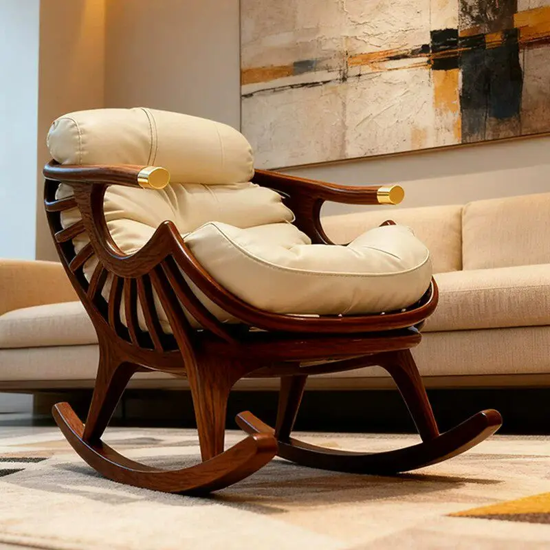 LMM rocking chair, Song's aesthetic simple creative design sense leisure chair furniture