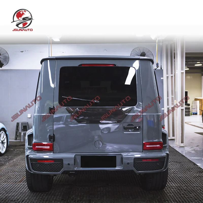 Car Part G800 G900 Style Conversion Carbon Kit Rear Door Cover Plate Trim for Benz G Class G63 G500 G400 Spare Tyre Cover