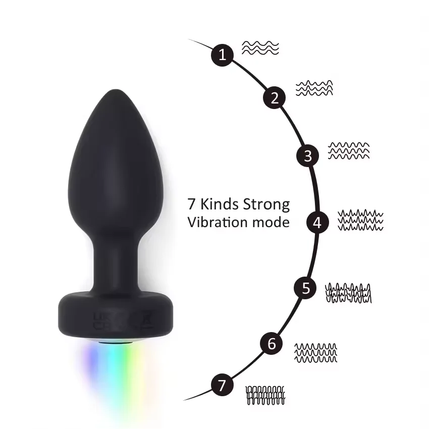 التحكم عن بعد الشرج هزاز الذكور اللاسلكية بعقب المكونات مثلي الجنس جهاز تدليك للبروستاتا الإناث LED المهبل محفز الكبار الجنس لعب للرجال