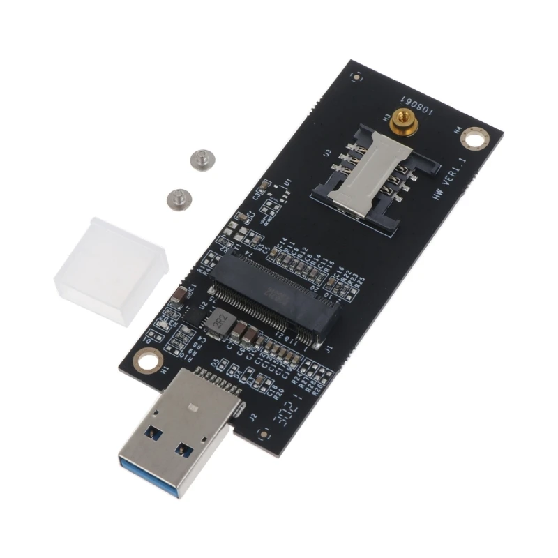 

NGFF .2 to USB 3.0 Adapter Expansion Card with SIM Card Slot for 3G/4G/ Module Support M2 key-B 3042 Wifi Card