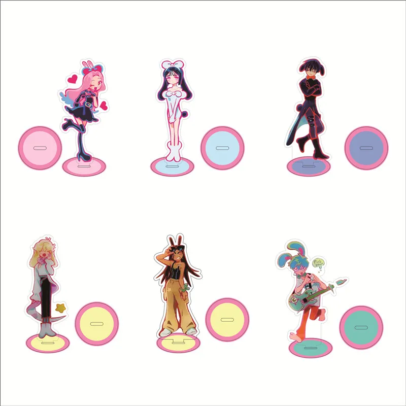 ALIEN STAGE Figurki Stojak akrylowy Moda Anime Figurka akcji Kolekcja akcesoriów Figurka dla dzieci Zabawki Prezent Ozdoba na biurko