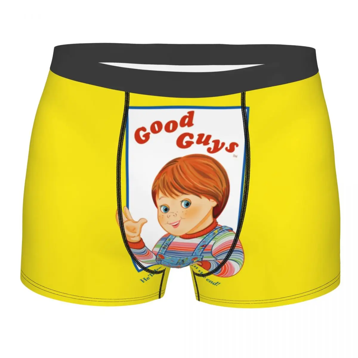 

Custom Male Cool Child's Play Good Guys Chucky Underwear Boxer Briefs Soft Shorts Panties Underpants