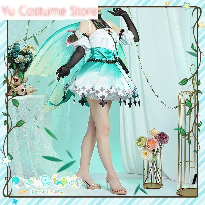 

Yu Anime! Vtuber Pomu Rainpuff Game Suit Gorgeous Dress Uniform Cosplay Costume Halloween Party Outfit S-3XLa;3,v'5.t;8,