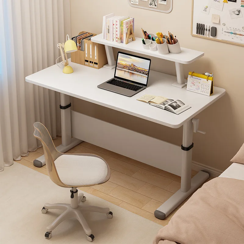 Table d\'étude ergonomique pour enfants, bureau d\'étudiant domestique, table d\'écriture scolaire, réglable, recommandé