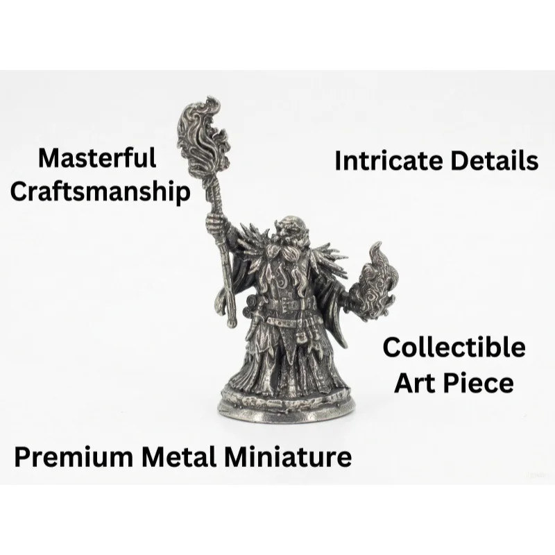 Metal Cupronickel Soldier Model Action Figures Gifts Decor Board Game Pieces Miniature Ornament