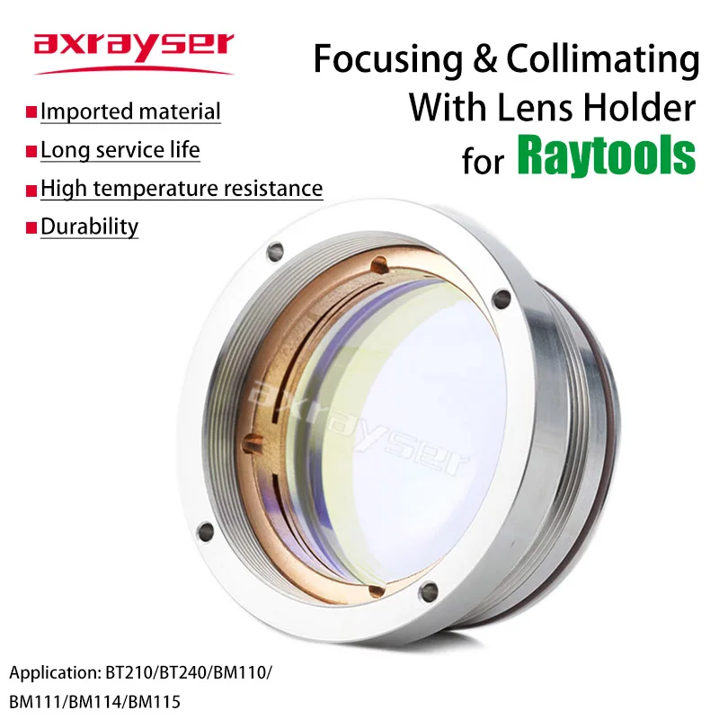 Raytools Laser-Kollimations- und Fokussierlinse F100/F125/F150 mit Halterung für BT240 BM110 BM111 BM114 BM115 Faserschneidkopf-Teile – Detail 3