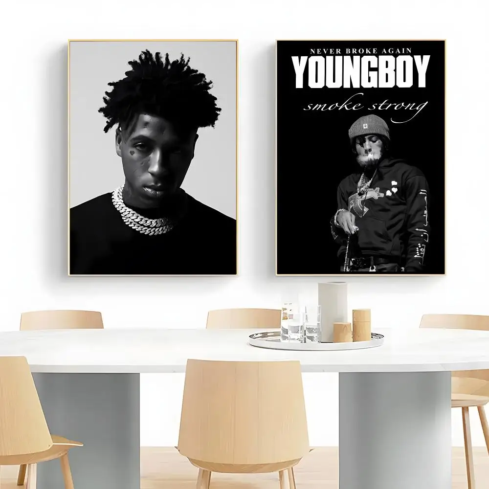 Hip Hop Singer Y-Youngboy Never Broke Again Poster Wall Art Print Decorative Mural Home Decor Gift Unframed