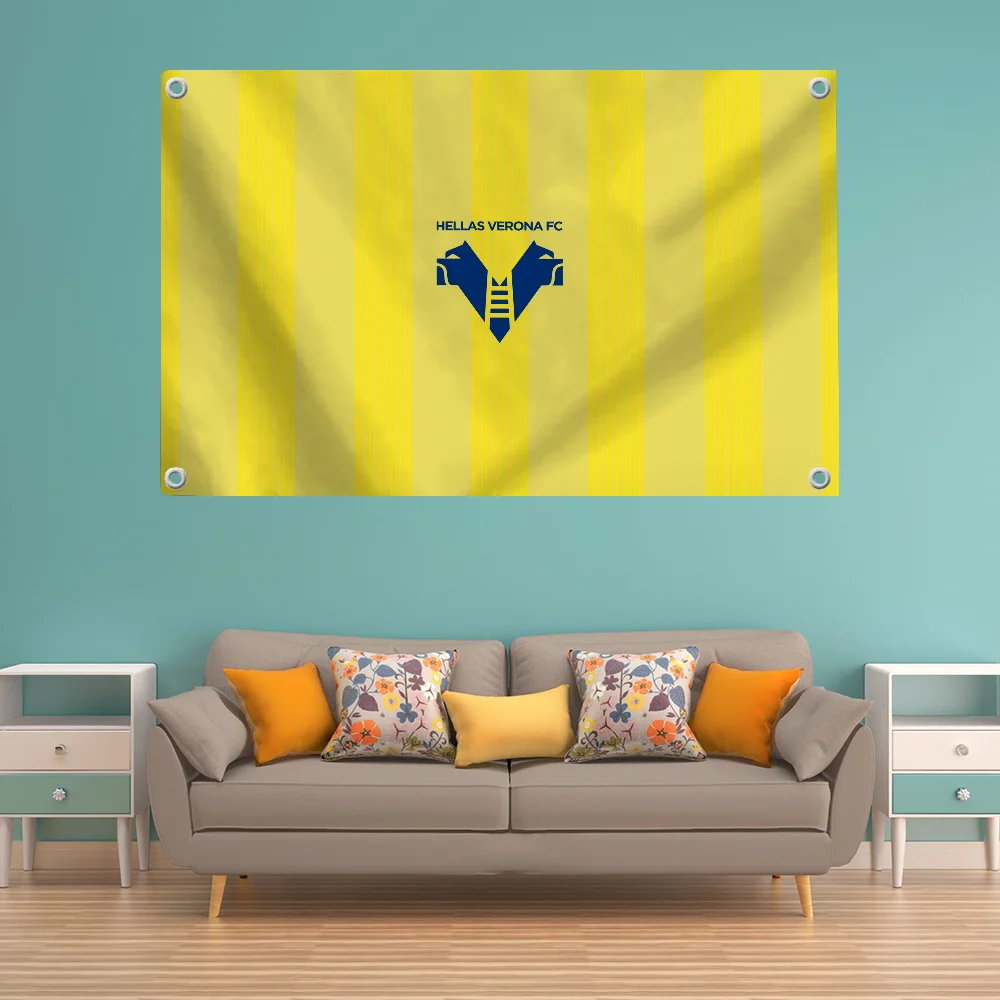 Funny Flag Pride Flag Flag to Hang Flags for Rooms Club Banner Hellas V-verona Fc Outdoor Decor Room Aesthetic Wall Decoration