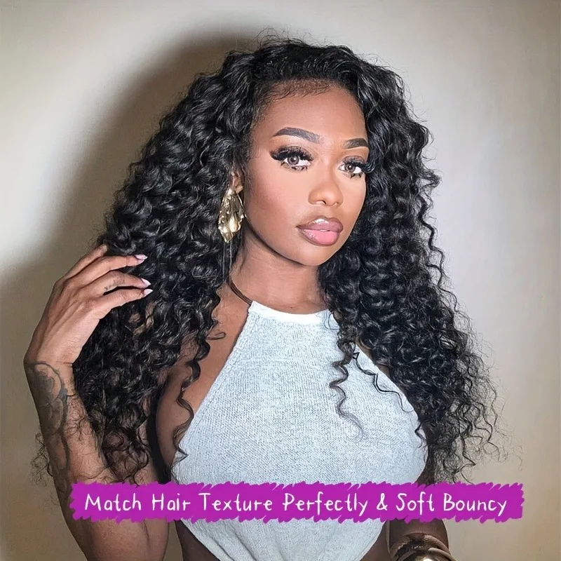 13x5 موجة المياه الطبيعية الأسود الدانتيل أمامي الشعر البشري جيري الضفيرة على استعداد لارتداء قبل قطعها قبل قطع الدانتيل شعر مستعار واقعي #2