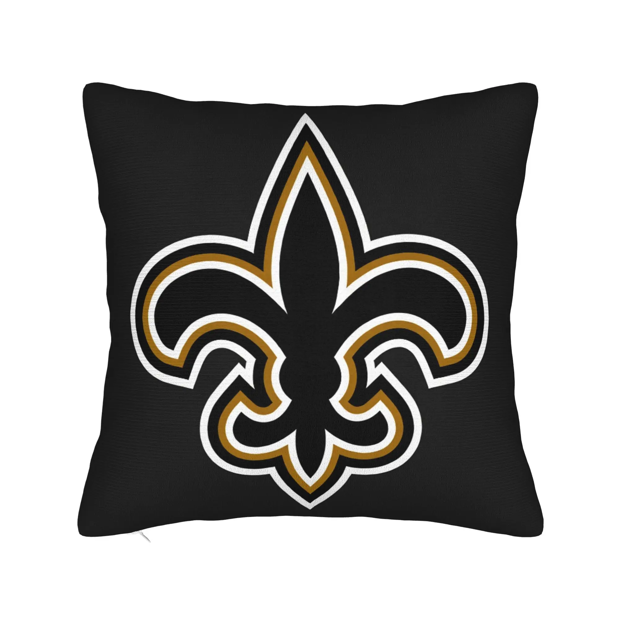 New Football Saints Fans Pillow Case  Comfy Pillow Cover For Couch Sofa Bedroom Cute Funny Pillowcases