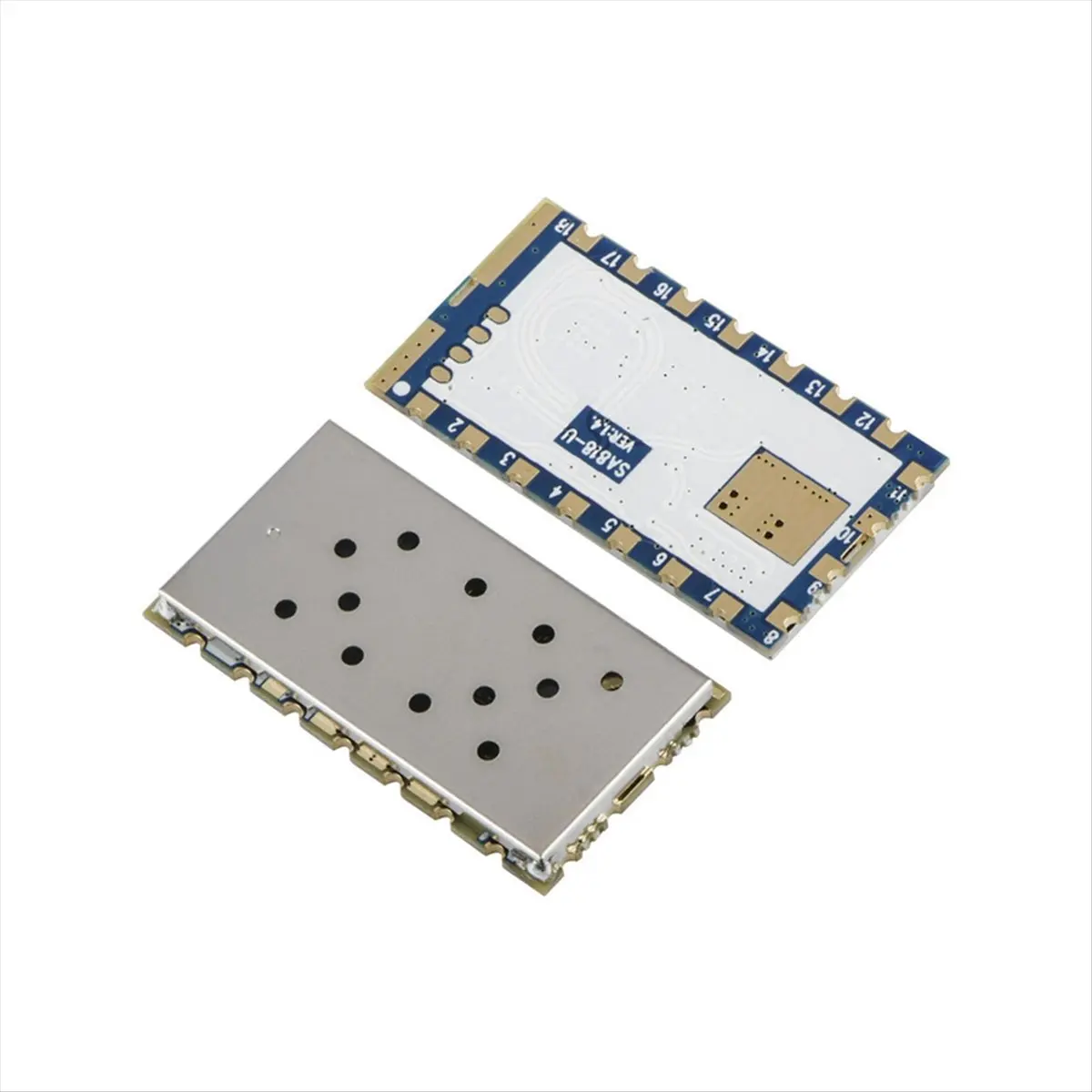 A40I 1 Uds 1W 400MHz a 480MHz frecuencia SA818S-U módulo transceptor de voz medio dúplex UHF 400-480Mhz módulo Walkie Talkie