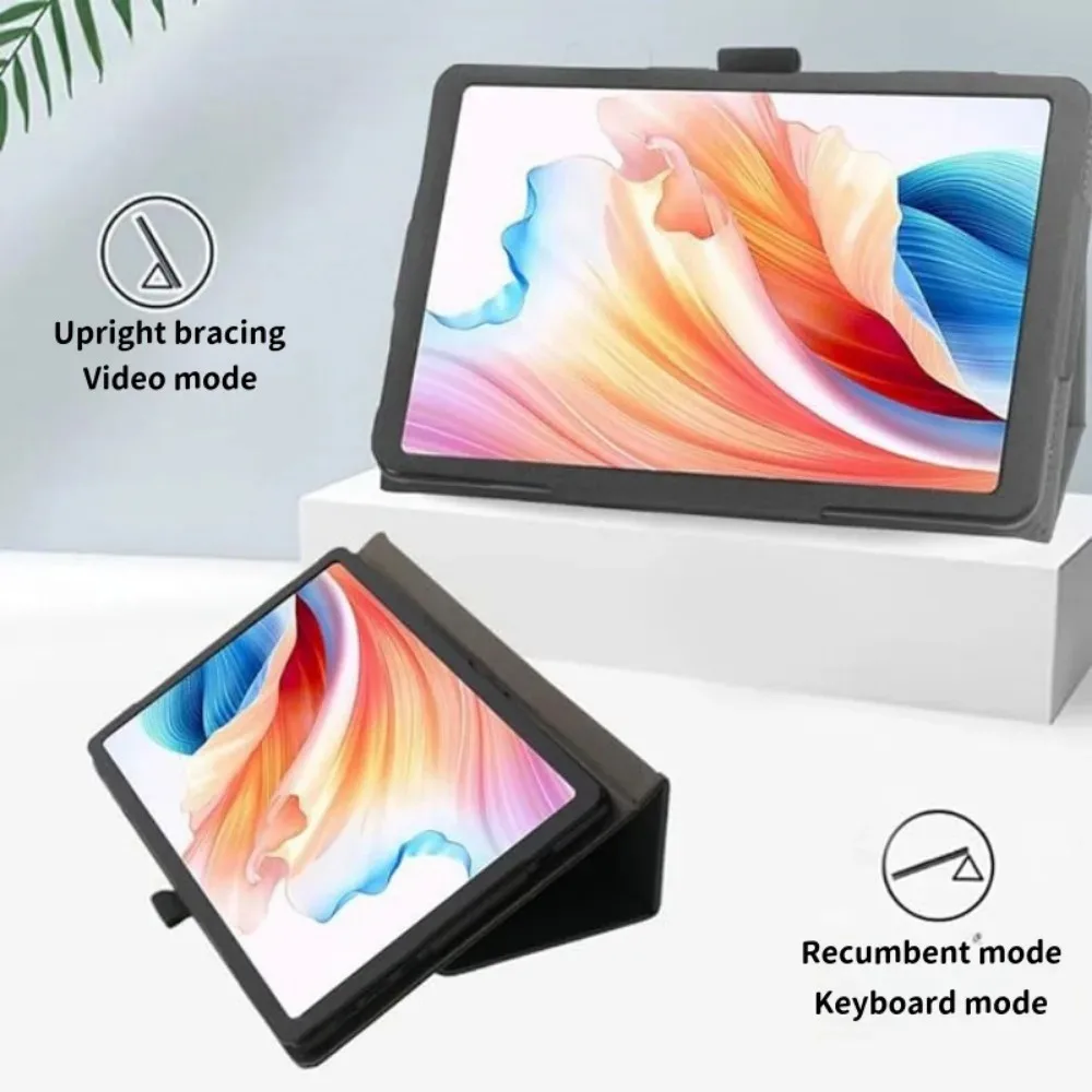 حافظة Funda لهاتف TECLAST T65 Plus مقاس 13.4 بوصة حافظة 2025 للكمبيوتر اللوحي من جلد البولي يوريثان حافظة مغناطيسية مع حزام لليد