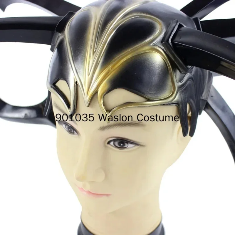 ثور 3 هيلا تأثيري غطاء الرأس آلهة الموت هيلا اللاتكس خوذة هالوين زي حفلة اكسسوارات الدعائم