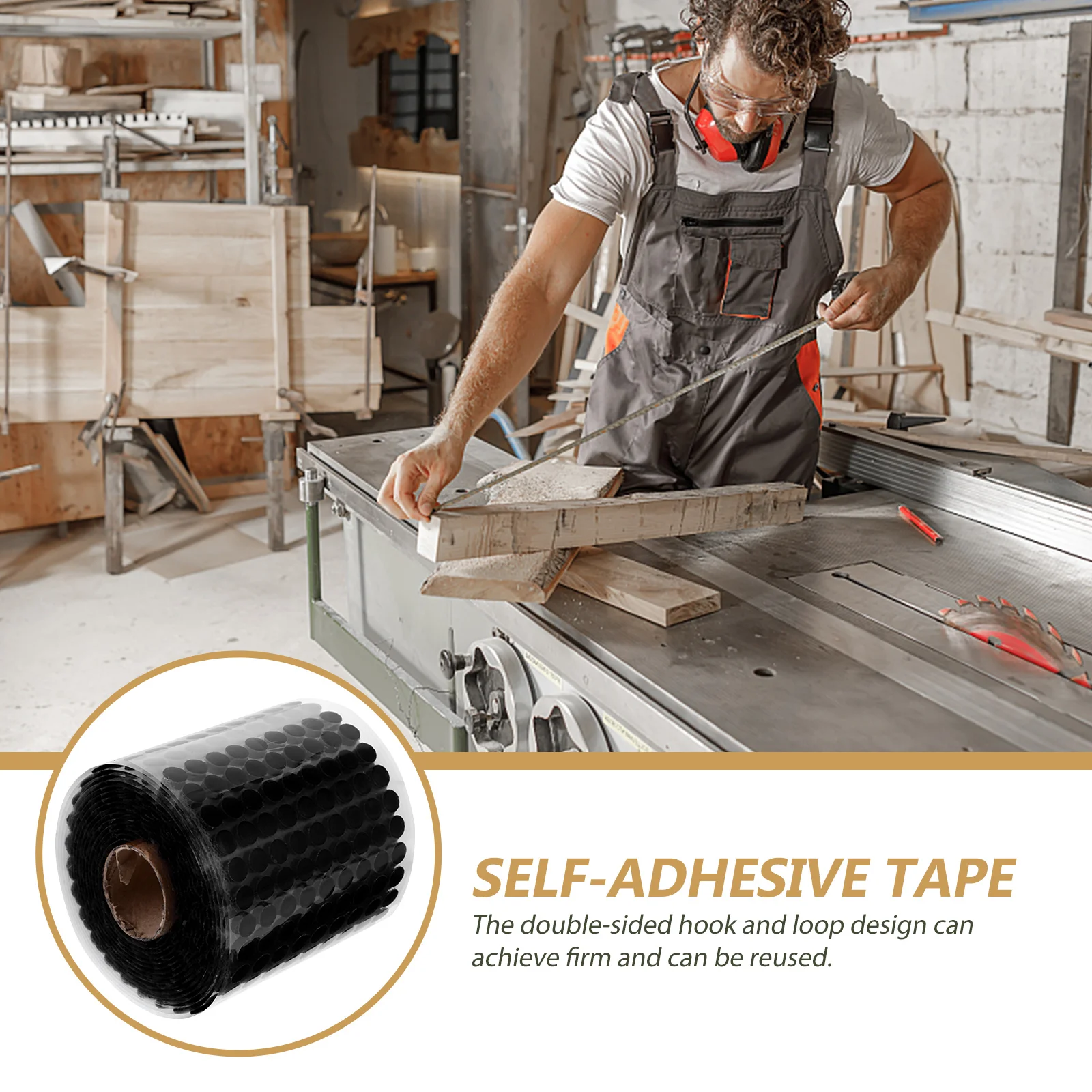 

1000 Pcs Double Sided Tape Adhesive for Couch Cushions Blended Grippers Pads Floor Protectors