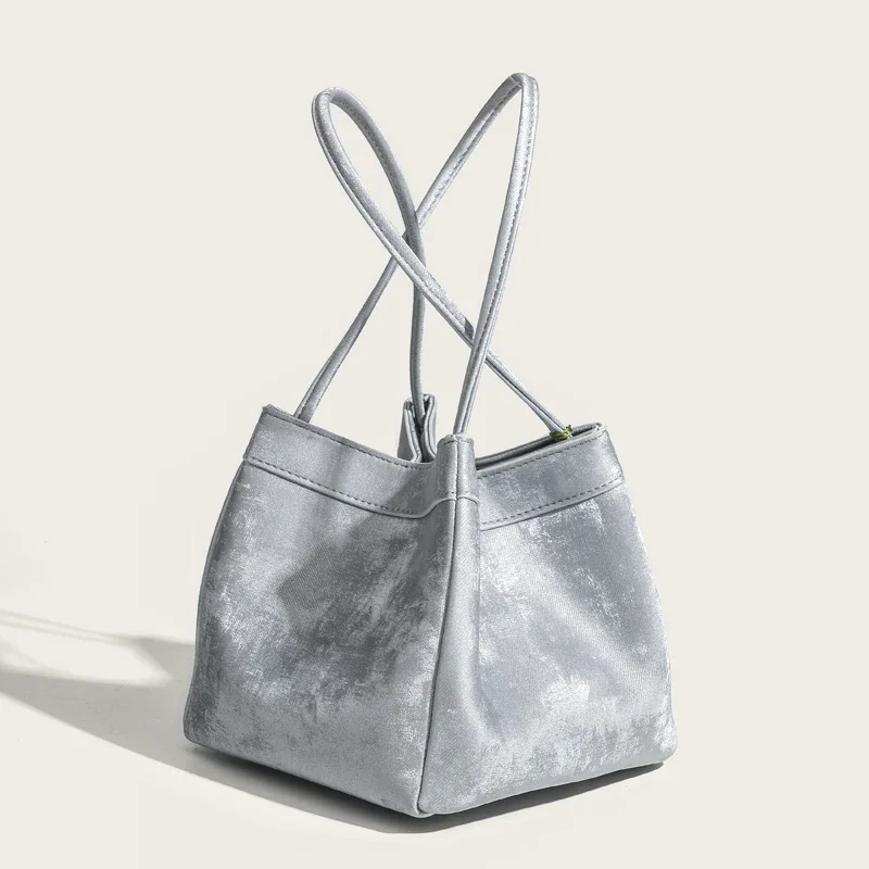 

Free Custom Name Mini Bucket Bags For Women Luxury Designer Handbag Purse New In PU Gradient Color Hanging Tassels Shoulder