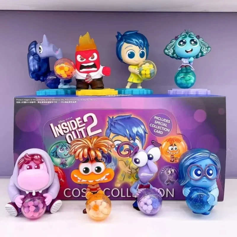 Hottoys Pixar Inside Out 2 Blind Box Figures, Joy 20evess Anger, Disgust Cosbi, Figurines à collectionner, Poupées Auckland, Cadeaux d'anniversaire de vacances