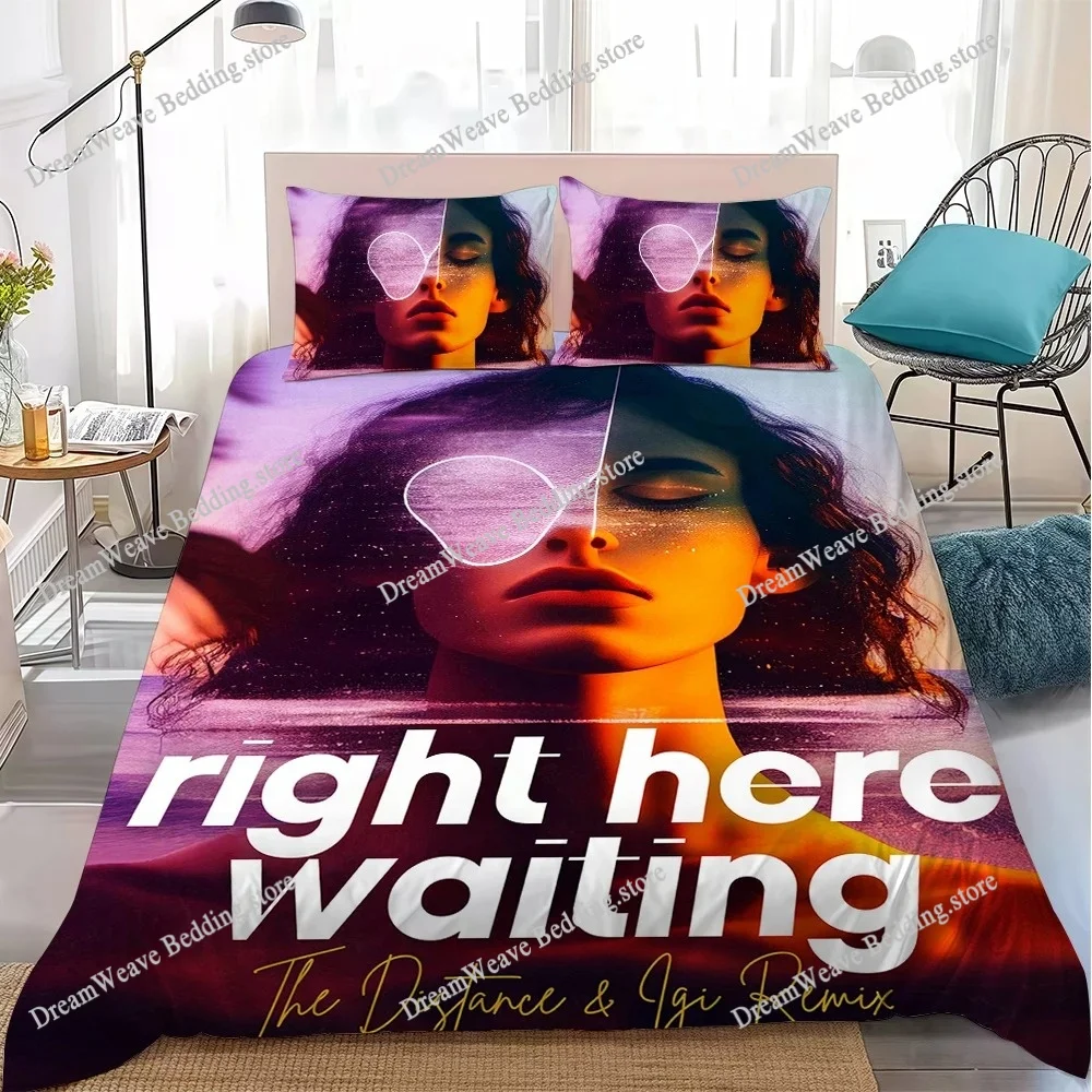 Singer Max Oazo Duvet Cover Set Home Style Bedding Soft Laundry Cotton Bed Student Dormitory Gift