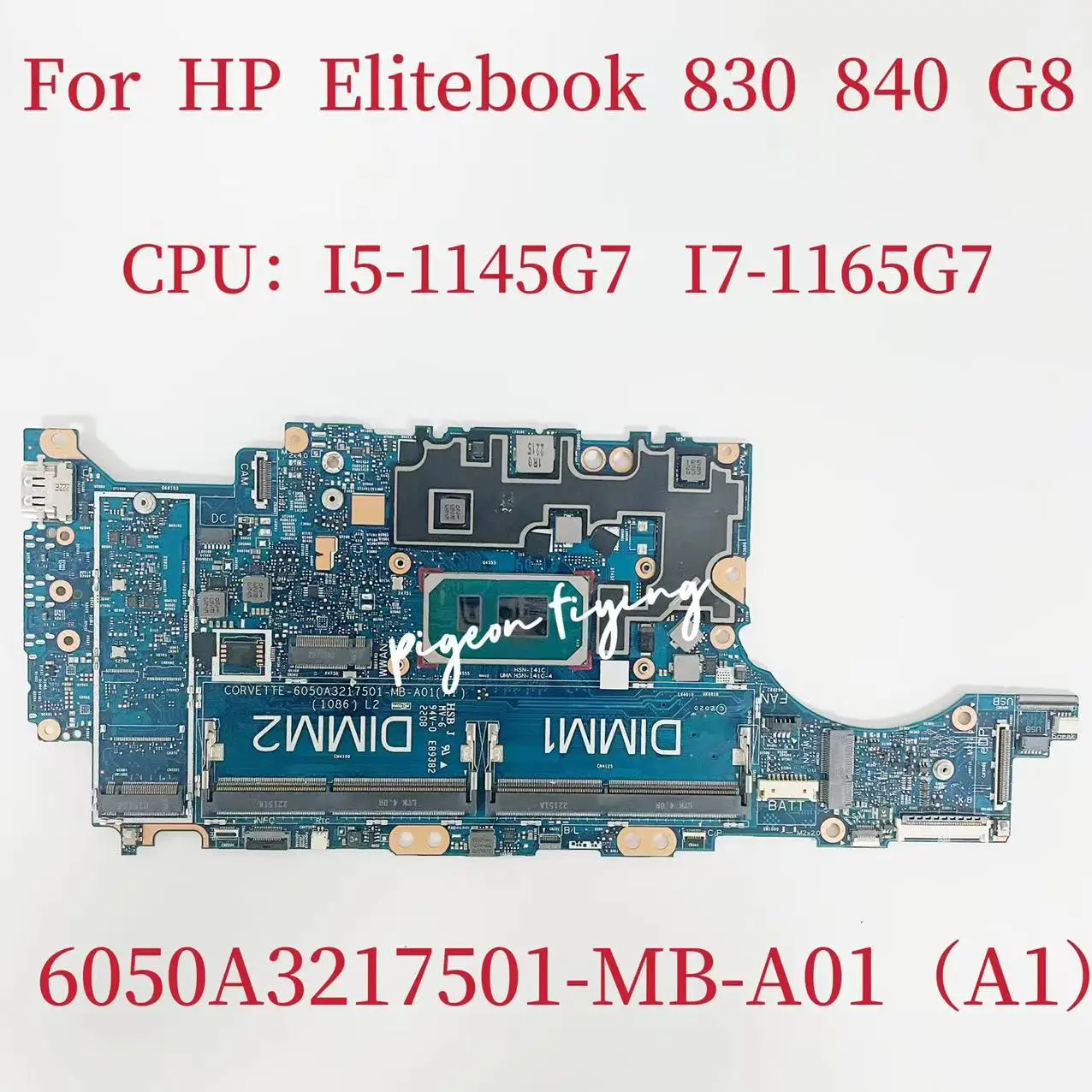 6050A3217501-MB-A01 For HP EliteBook 830 840 G8 Laptop Motherboard CPU: I5-1135G7  I7-1165G7 M36402-601 M36404-601 M36405-601