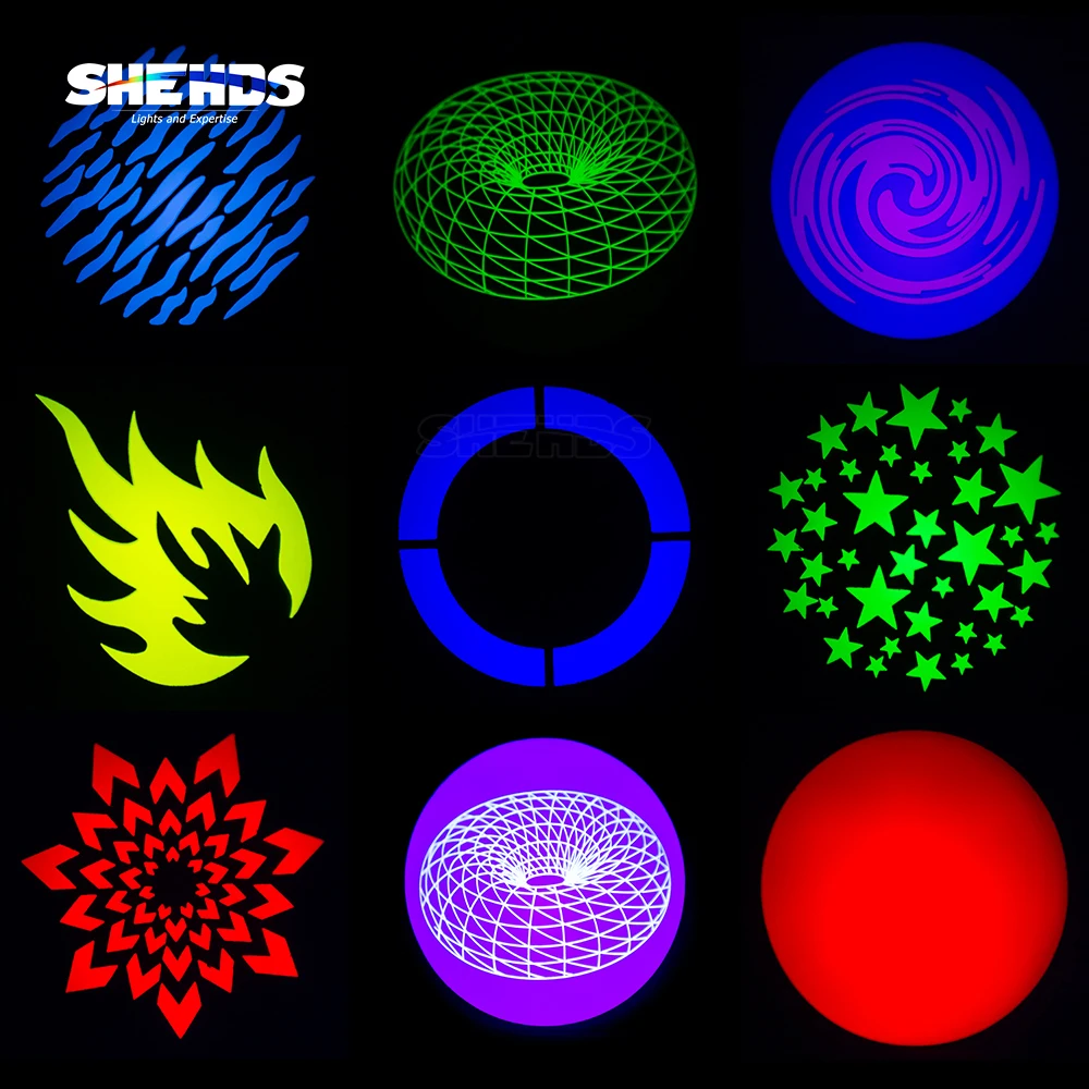 SHEHDS 1 個 80 ワットムービングヘッドスポットライトパターンライト Threer-Prism ゴボシェイキング DJ ディスコ KTV バークラブステージステージ