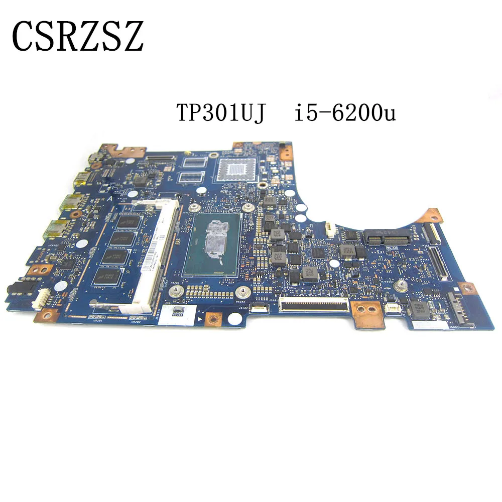 For ASUS  TP301UJ  TP301U Laptop motherboard   REV 2.1  with  i5-6200u  CPU   integrated Test good