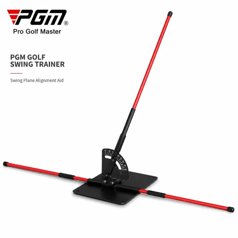 PGM Golf Swing Trainer Adjustable Alignment Tool Swing Plane Corrector Practice Aid for Golf Training Indoor Outdoor Use